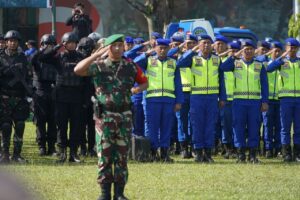 Wujud Sinergi dan Soliditas, TNI-Polri di Jambi Gelar Apel Bersama