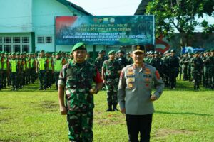 Wujud Sinergi dan Soliditas, TNI-Polri di Jambi Gelar Apel Bersama