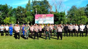 Indahnya Soliditas TNI-Polri Melalui Acara Halal Bihalal Sinergi Serentak di Tiga Wilayah Kodim 0413/Bangka