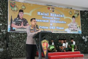 Yonarmed 15/Cailendra, Jaga Komunikasi Intens TNI - POLRI