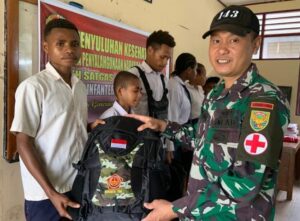 Selamatkan Generasi Bangsa, Satgas Yonif 143/TWEJ Paparkan Bahaya Narkoba dan HIV/AIDS di Pedalaman Papua