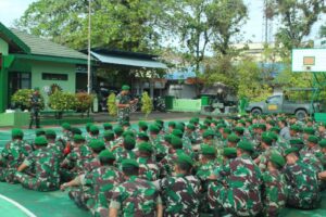 Dandim 1001/HSU Korem 101/Antasari Kodam VI/Mulawarman Sampaikan Penekanan Panglima TNI dan Kasad Saat Jam Komandan