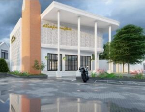 Danrem 062/Tn Kolonel Inf Asep Sukarna Meletakkan Batu Pertama Pembangunan Masjid Shafa Najwa Fadhiyah Di Bayongbong Garut
