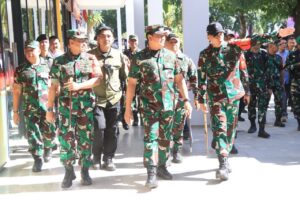 Panglima TNI Didampingi Pangdam IX/Udayana Tinjau Kesiapan Venue dan Penempatan Personel Pengamanan KTT ASEAN