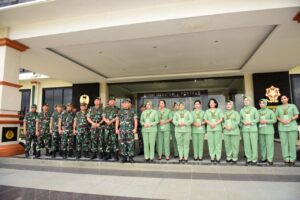 Kasad Tinjau Pembangunan Rumah Dinas Prajurit Divif 3 Kostrad