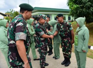 Kasad Tinjau Pembangunan Rumah Dinas Prajurit Divif 3 Kostrad
