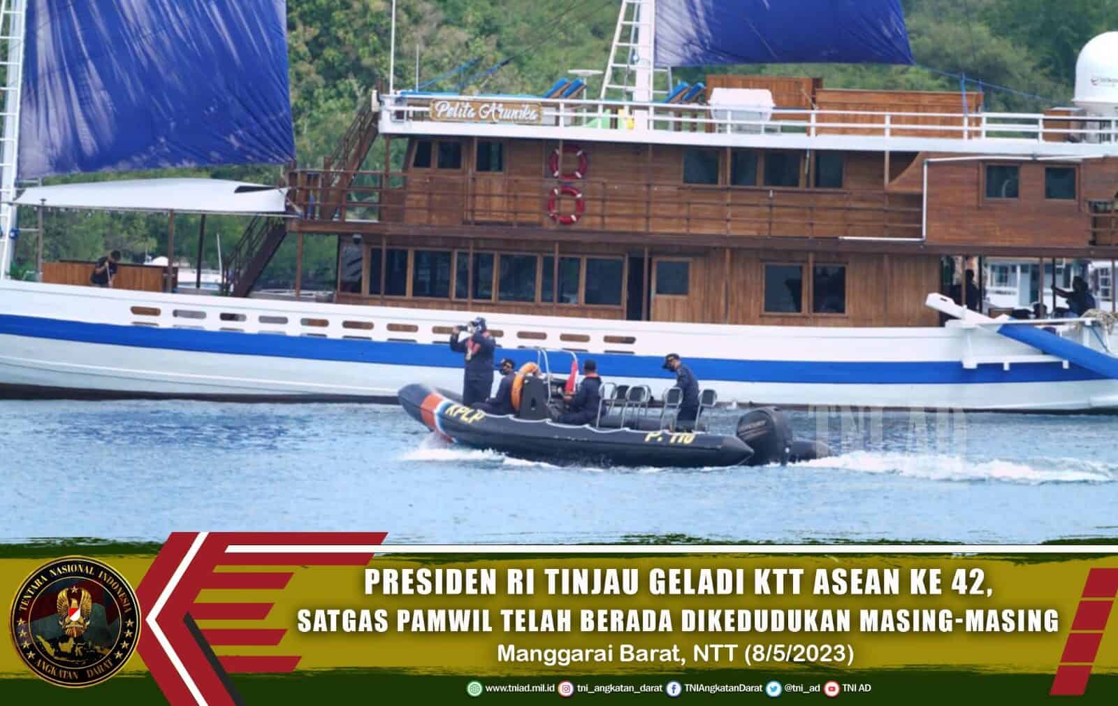 Presiden RI Tinjau Geladi KTT ASEAN ke 42, Satgas Pamwil Telah Berada Dikedudukan Masing-masing