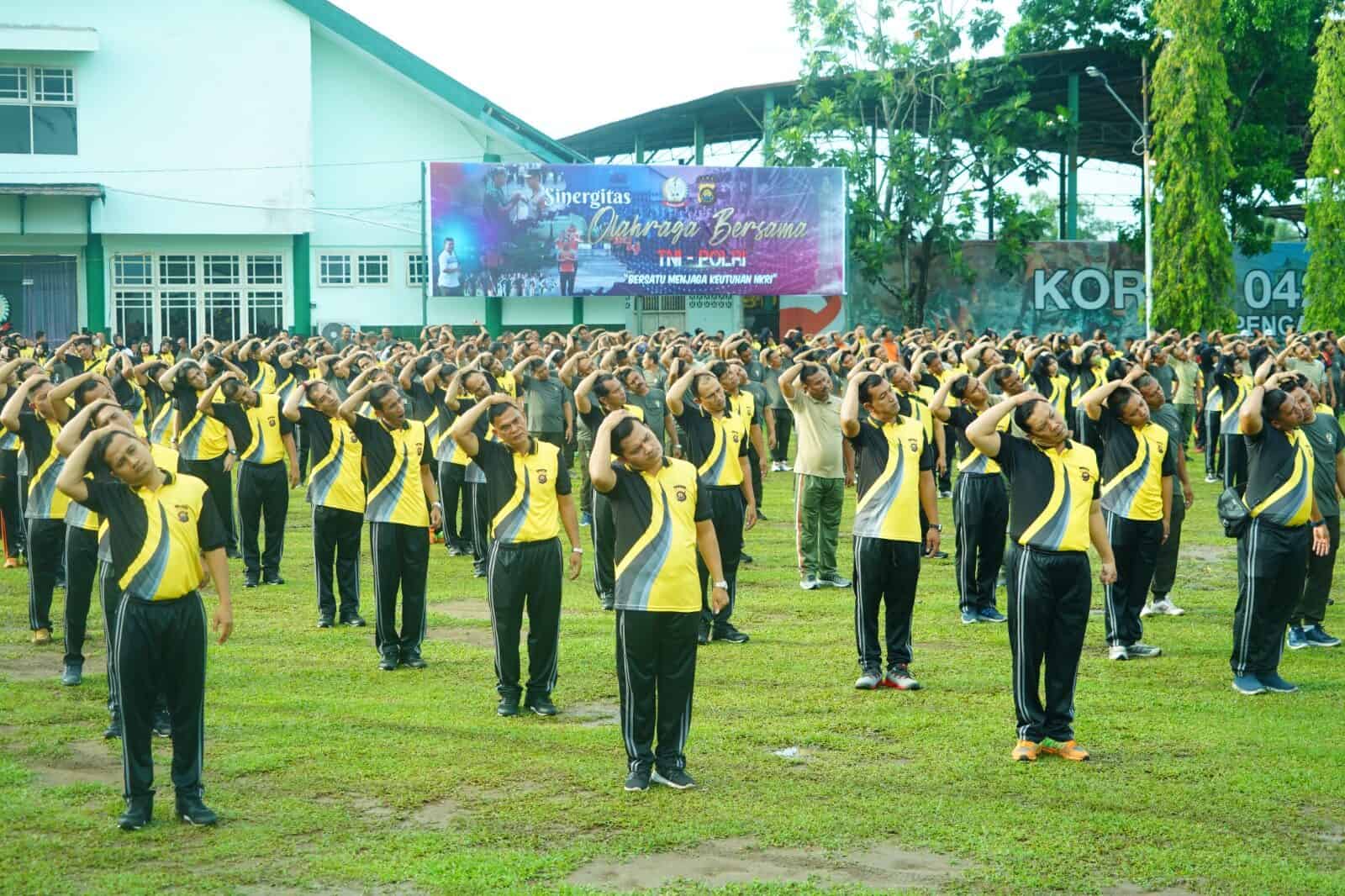 Perkokoh Sinergitas Tni Polri Kompak Olahraga Bersama