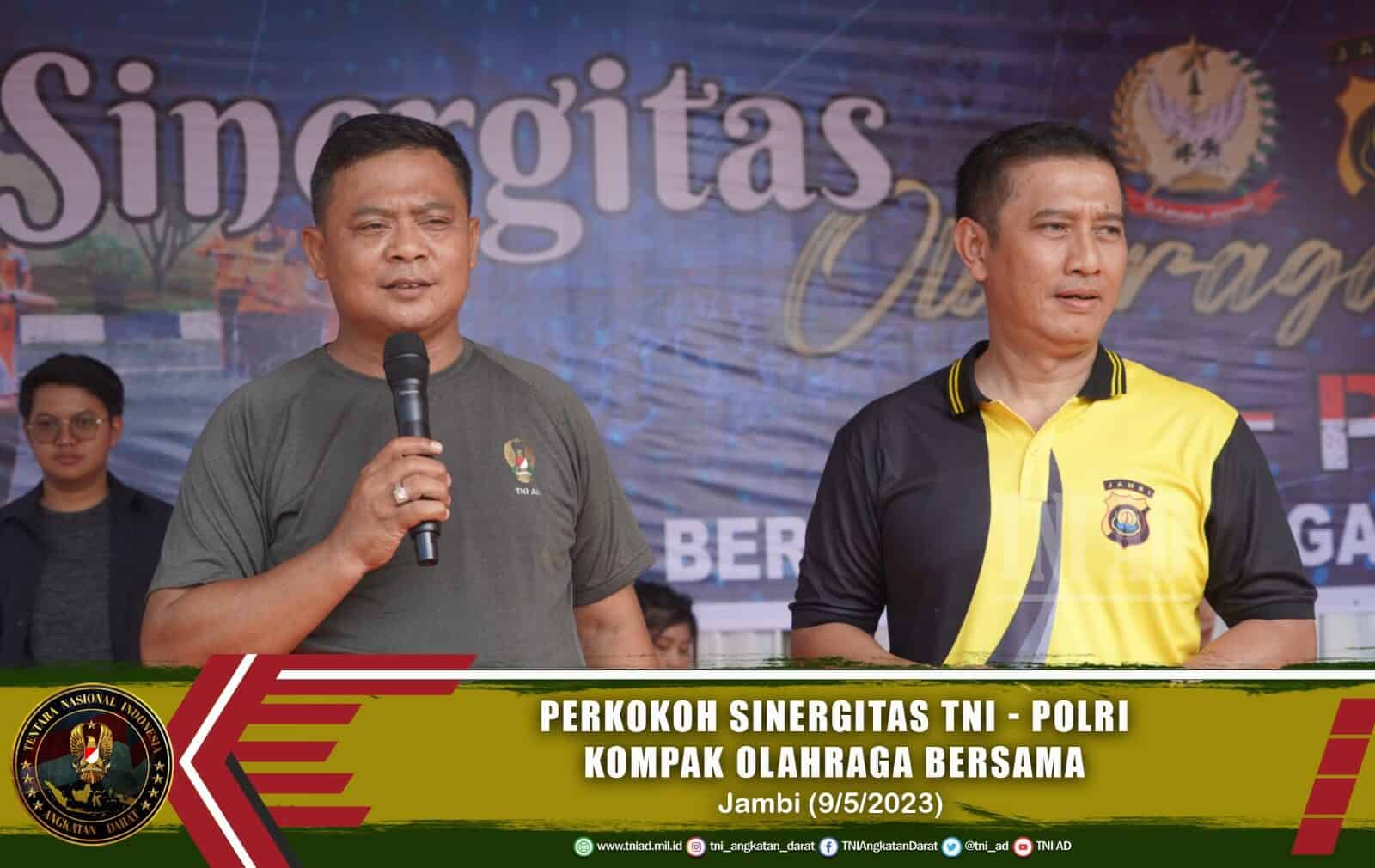Perkokoh Sinergitas TNI - POLRI Kompak Olahraga Bersama