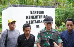 120 KK Sudah Dapat Menikmati Air Bersih Berkat Kerja Sama Kemenhan RI dan Korem 162/WB