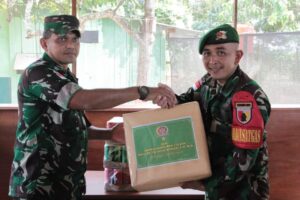 Dankolakops Korem 174/ATW Sambangi Pos-Pos Satgas Pamtas RI-PNG Statis Yonif 511/DY Di Perbatasan