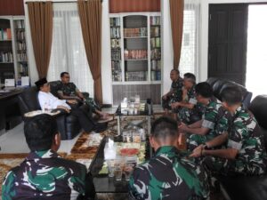 Dandim 1628/SB Silaturahmi ke Pimpinan Pondok Pesantren Al Ikhlas