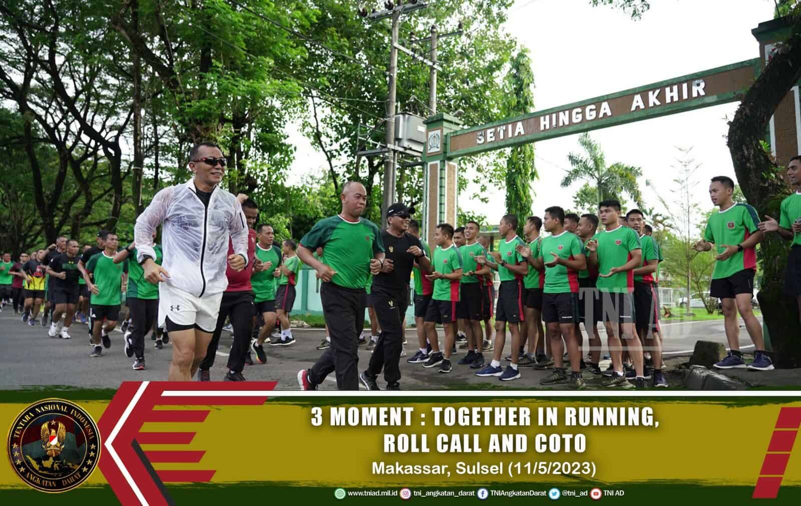 3 Moment : Together In Running, Roll Call and Coto