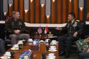 Bahas Kerja Sama Militer, Kasad Terima Kunjungan Kepala Staf US Army