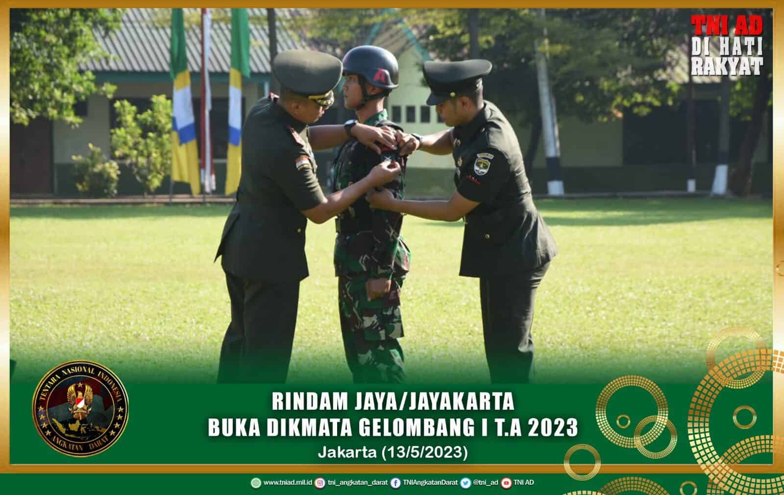 Rindam Jaya/Jayakarta Buka Dikmata Gelombang I T.A 2023