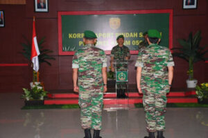 Dandim 0501/Jakarta Pusat Pimpin Upacara Personel Pindah Satuan