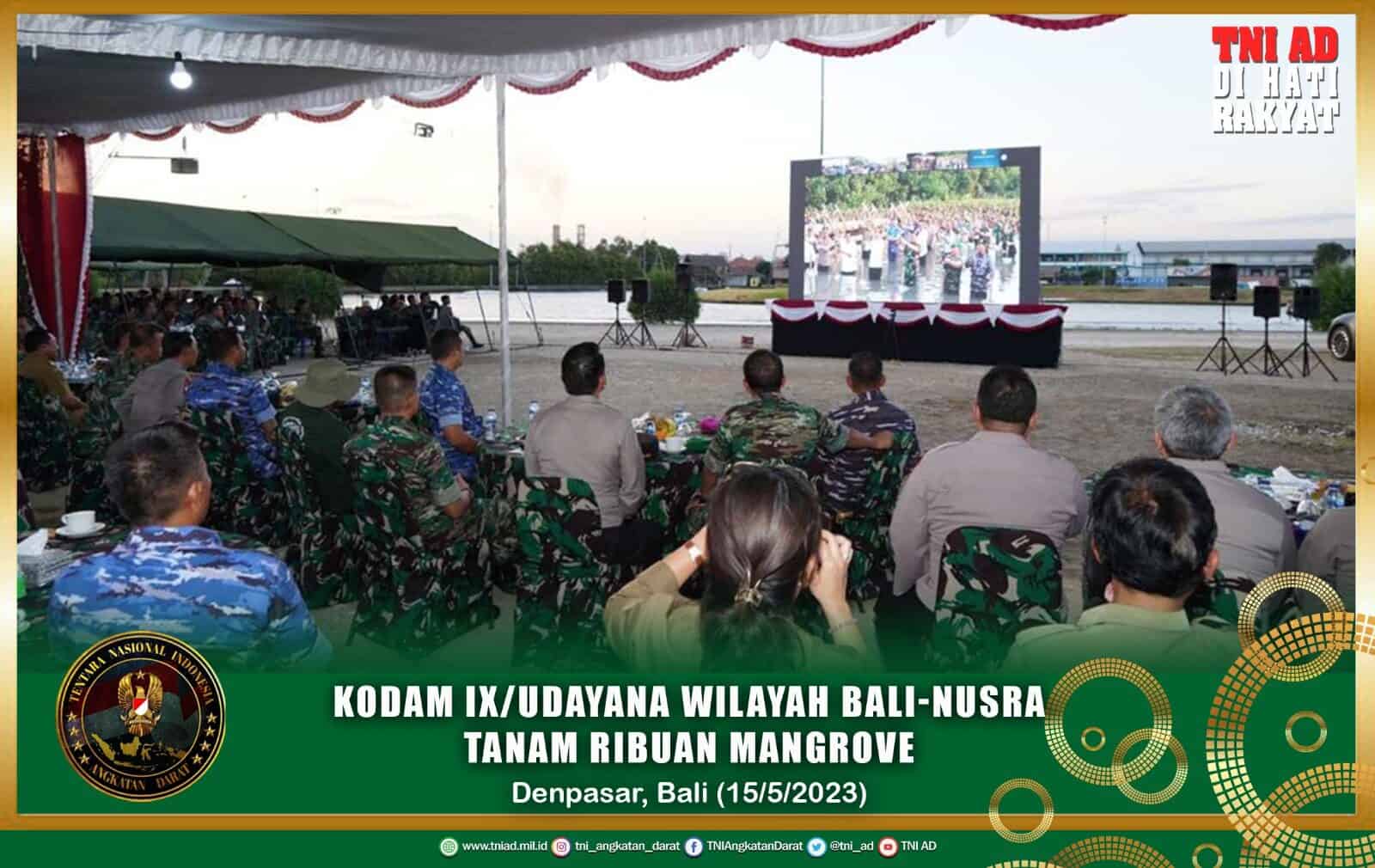 Kodam IX/Udayana Wilayah Bali-Nusra Tanam Ribuan Mangrove