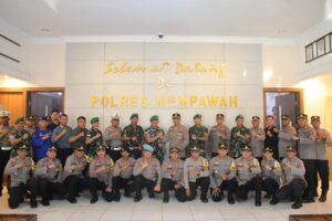 Jalin Silaturahmi dan Sinergi, Pangdam XII/Tpr Kunjungi Polres Mempawah