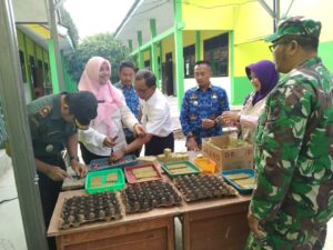 Kodim 0426 Ajari Pelajar Tanam Cabe dan Bawang