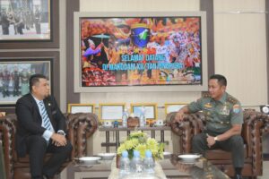 Pangdam XII/Tpr Terima Kunjungan Konsul Malaysia dan Kepala MMLO Pontianak