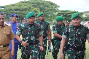Kunjungan Kerja Pangdam XIV/Hasanuddin di Wilayah Kodim 1416/Muna