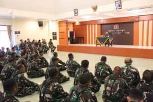 Beri Pengarahan Perdana, Kolonel Inf Dedi Hardono Bangga Dengan Prajuritnya