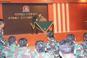 Beri Pengarahan Perdana, Kolonel Inf Dedi Hardono Bangga Dengan Prajuritnya