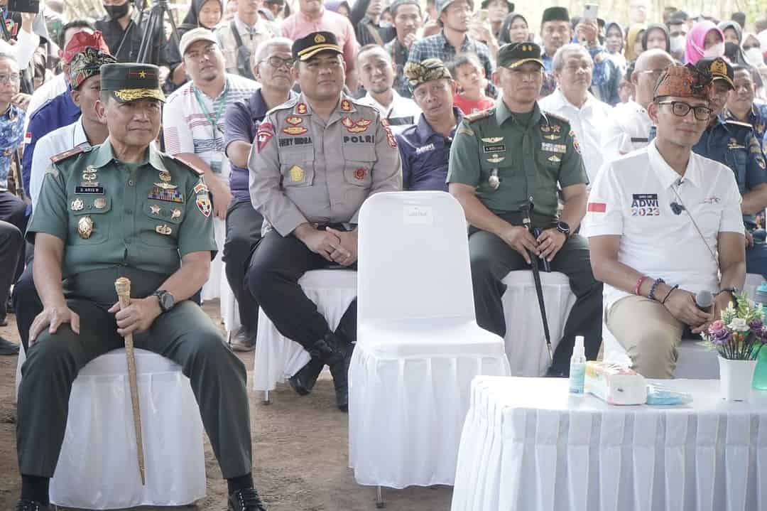 Danrem 162/WB Dampingi Menparekraf RI Kunjungan kerja di Lombok Timur