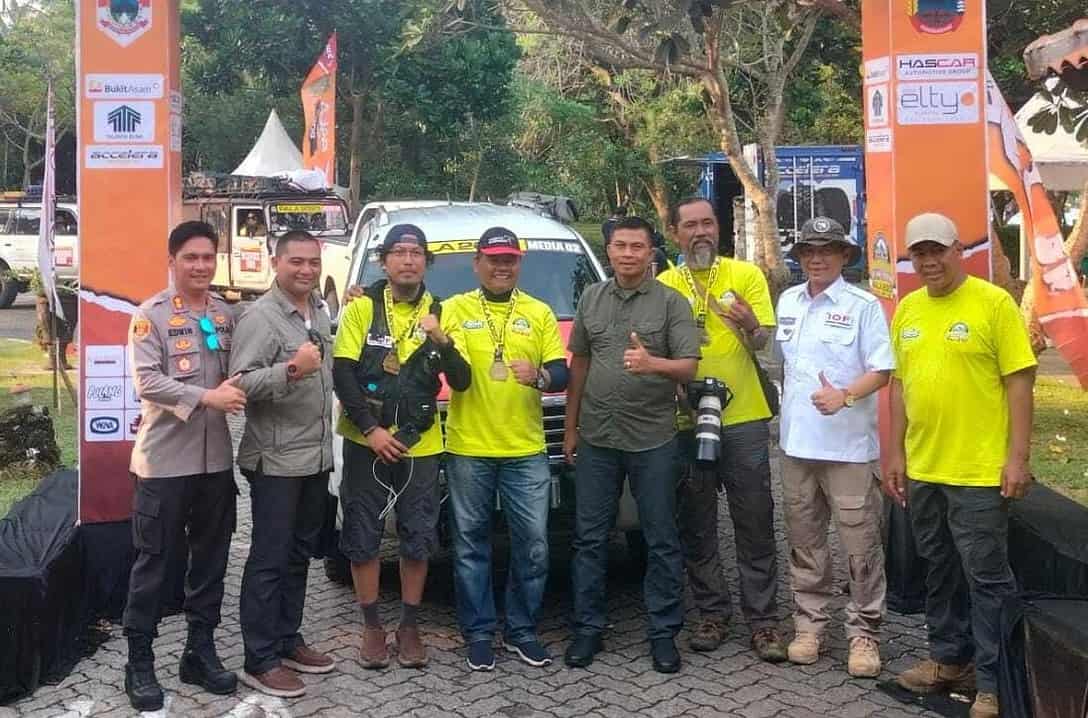 Danrem 043/Gatam Hadiri Finish dan Closing Ceremony Indonesia Off Road Expedition Pala 2023