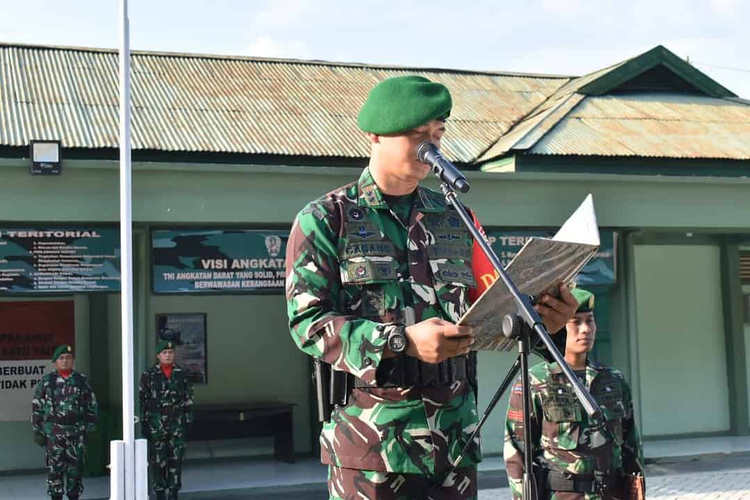 Dandim 1002/HST Pimpin Langsung Upacara Harkitnas ke 115 Dengan Tema "Semangat Untuk Bangkit"