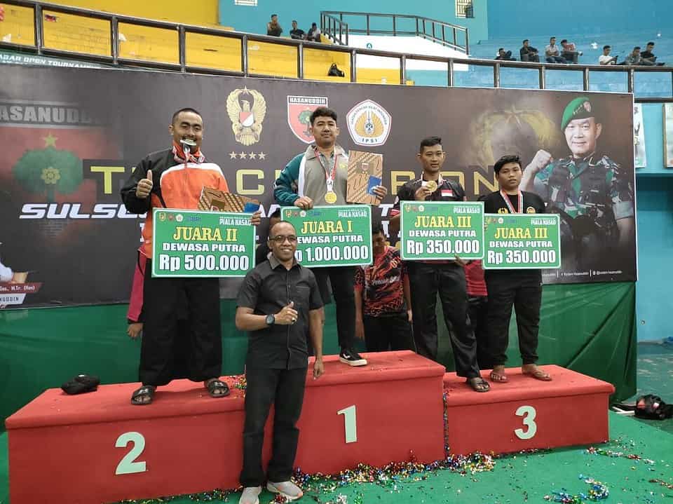 Kodim 1413/Buton Raih 4 Medali Pada Turnamen Pencak Silat Piala KASAD 2023 Tingkat Kodam XIV/Hasanuddin