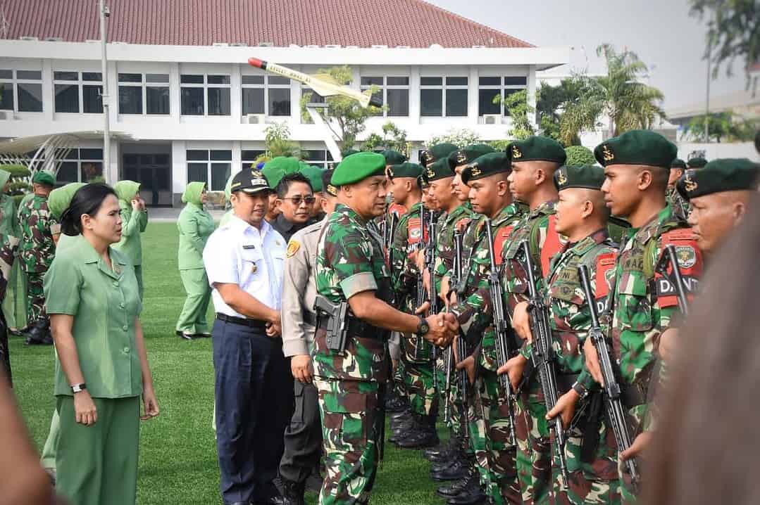 Pangdam Jaya Sambut Personel Satgas Yonmekanis 203/Ak Purna Tugas Operasi Papua