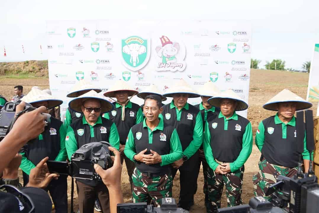 Peluncuran Program I'M Jagong Oleh Pangdam Iskandar Muda Sekaligus Tanam Perdana Jagung Serentak di Seluruh Wilayah Aceh