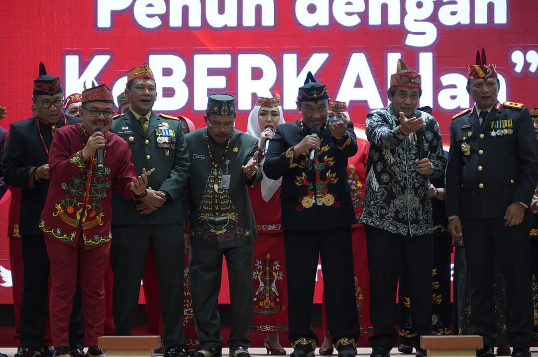 Danrem Hadiri Upacara Peringatan Hari Jadi Ke-66 Provinsi Kalimantan Tengah Tahun 2023