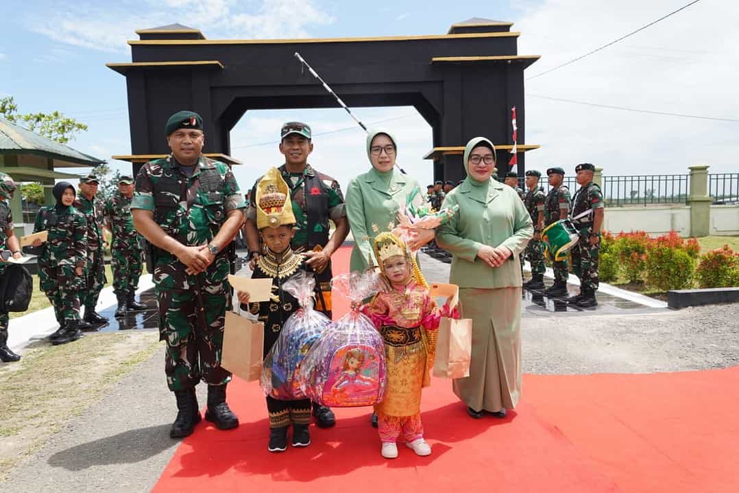 Kunker Pangdam IM dan Ibu Ketua Persit KCK PD IM ke Brigade Infanteri 25/Siwah