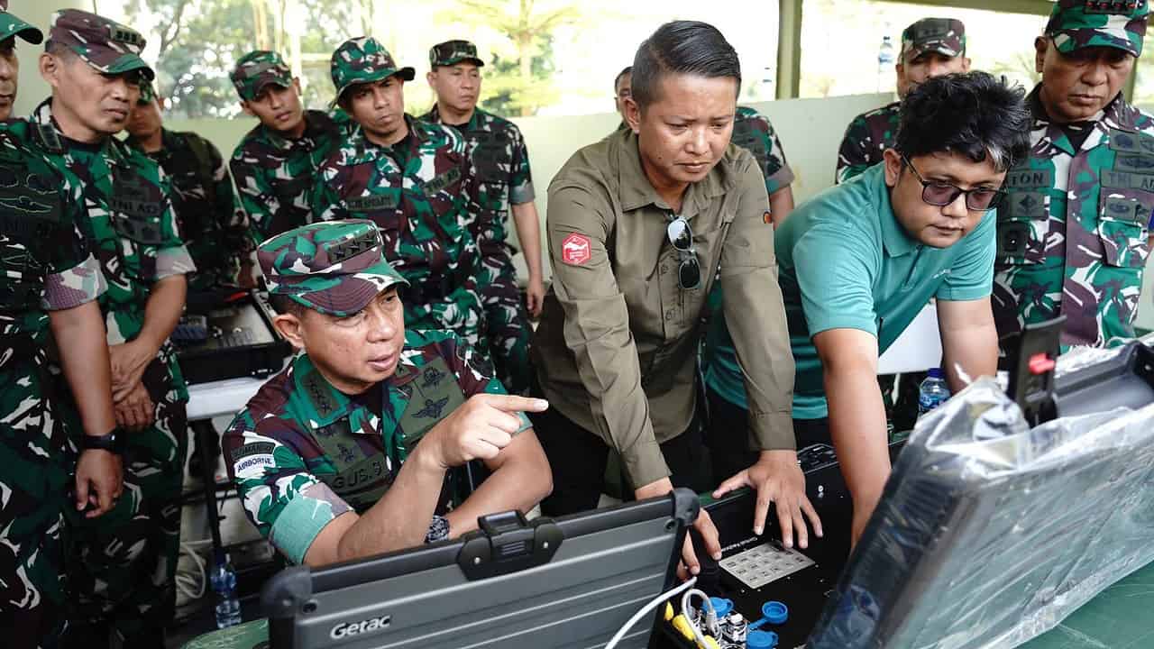 Wakasad Tinjau Latihan Pra Tugas Yonif PR 330/Tri Darma