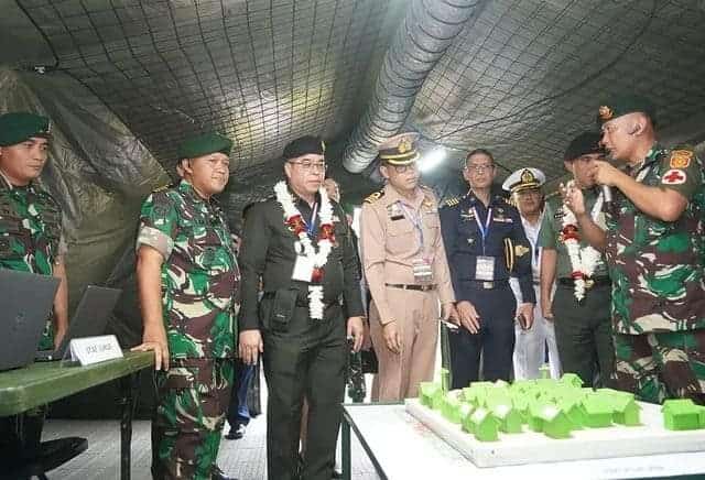Yonkes 1 Divif 1 Kostrad Terima Kunjungan Kapuskes TNI Beserta Kapuskes Tentara Thailand