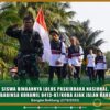 Siswa Binaannya Lolos Paskibraka Nasional, Babinsa Koramil 413-07/Koba Ajak Jalan Kaki