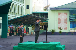 Prajurit dan Pns Kodam II/Swj Ikuti Upacara Peringatan Hari Lahir Pancasila 2023