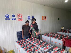 Satgas Yonif Raider 200/BN Upayakan Pasokan Listrik Aman Di Eragayam