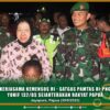 Kerjasama Kemensos RI - Satgas Pamtas RI-PNG Yonif 132/BS Sejahterakan Rakyat Papua