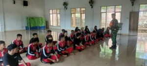 Prajurit Kodim 0411/KM Laksanakan Pendampingan dan Konseling Siswa SMK Kali Rejo