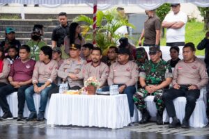 Kasdam Pattimura Wakili Pangdam Tandatangani Deklarasi Pemilu