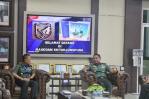 Pangdam XII/Tpr Terima Kunjungan Tim Pengawasan Post Audit Itjenad