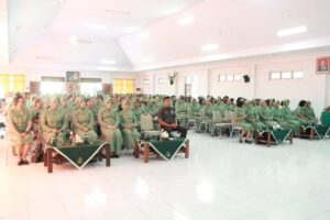 Danrindam IX/Udayana Beri Pencerahan Kepada Persit KCK Cabang X Rindam PD IX/Udayana