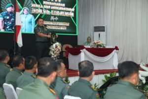 Kasad Tinjau Pembangunan Perumahan Prajurit Yonif Raider 323/BP