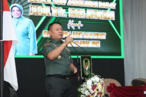 Kasad Tinjau Pembangunan Perumahan Prajurit Yonif Raider 323/BP