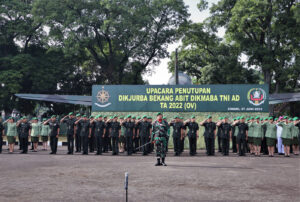 Danpusdikbekang Pusbekangad Tutup Dikjurba Bekang Abit Dikmaba TA 2023 OV