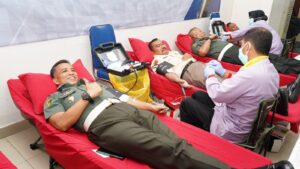 Sambut HUT ke 77, Insan Pomad Donor Darah