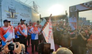 Prajurit dan Persit Kodim 0410/KBL Ikut Warnai Kemeriahan HUT Ke-341 Kota Bandar Lampung